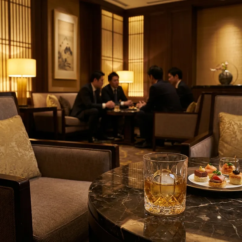 接待に最適な高級ラウンジ