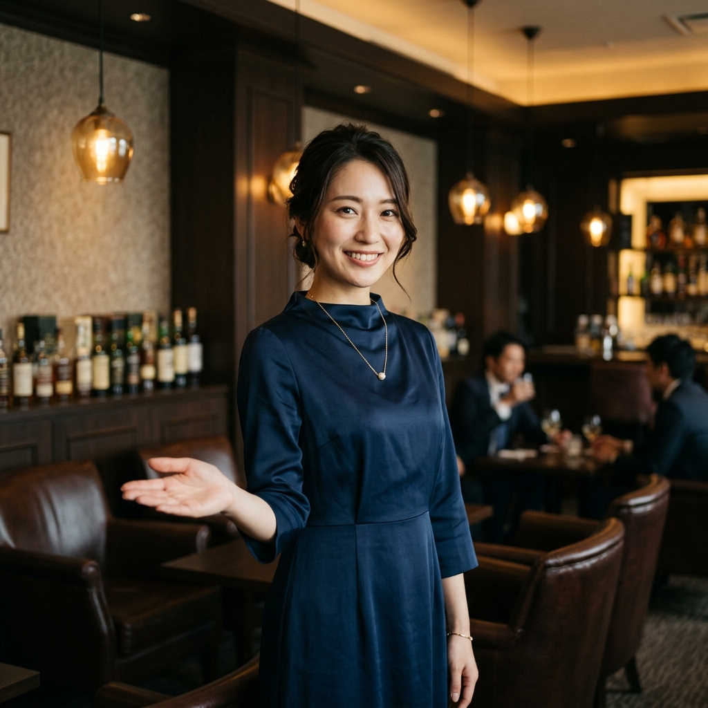 広島流川ラウンジでの快適な新生活ナイトワーク - 笑顔でお迎えする上質なキャスト