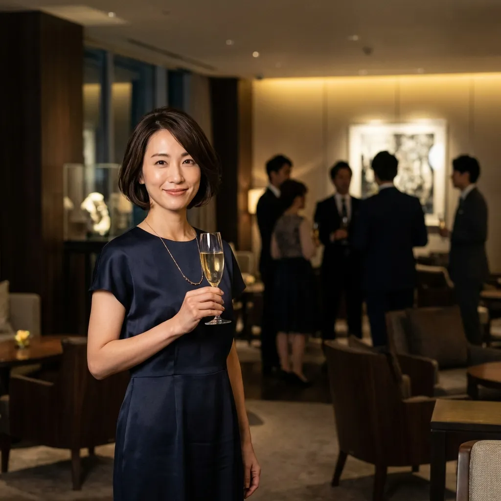 30代40代女性が輝く高級ラウンジの落ち着いた雰囲気